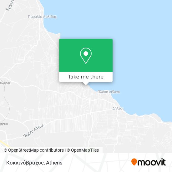 Κοκκινόβραχος map