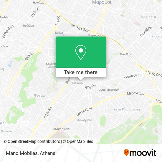 Mano Mobiles map