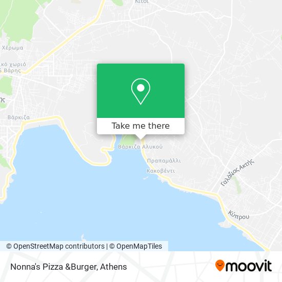 Nonna's Pizza &Burger map