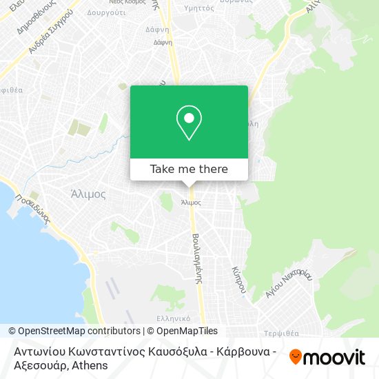 Αντωνίου Κωνσταντίνος  Καυσόξυλα - Κάρβουνα - Αξεσουάρ map