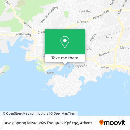 Αναχώρηση Μινωικών Γραμμών Κρήτης map