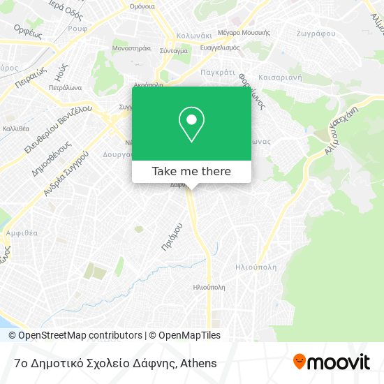 7ο Δημοτικό Σχολείο Δάφνης map