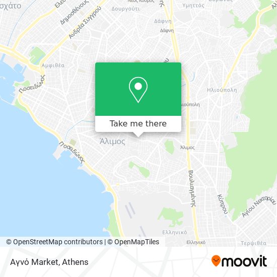 Αγνό Market map
