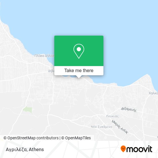 Αγριλέζα map