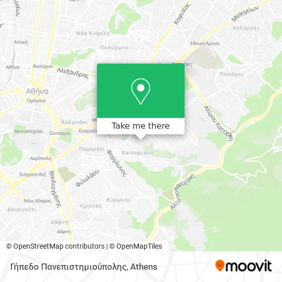 Γήπεδο Πανεπιστημιούπολης map