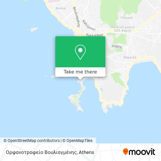 Ορφανοτροφείο Βουλιαγμένης map