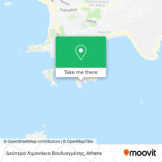 Δεύτερα Λιμανάκια Βουλιαγμένης map