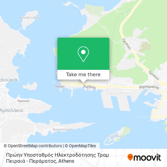 Πρώην Υποσταθμός Ηλεκτροδότησης Τραμ Πειραιά - Περάματος map