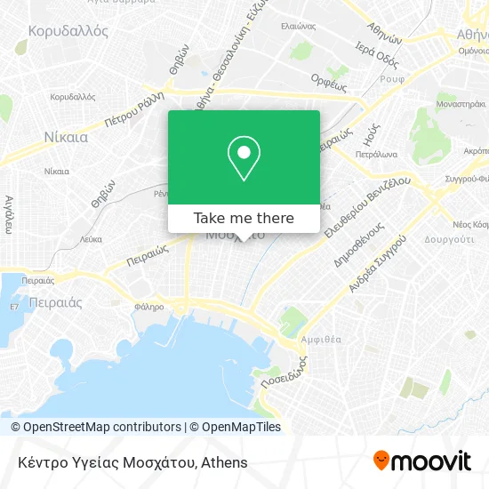 Κέντρο Υγείας Μοσχάτου map