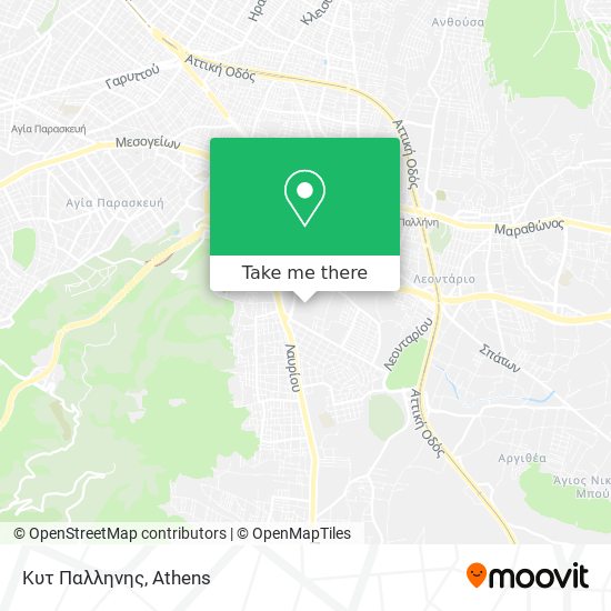 Κυτ Παλληνης map