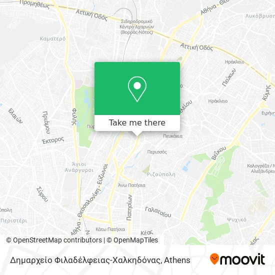 Δημαρχείο Φιλαδέλφειας-Χαλκηδόνας map
