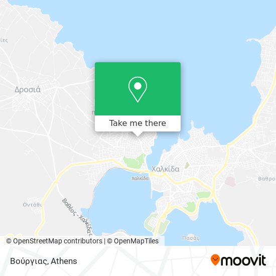Βούργιας map