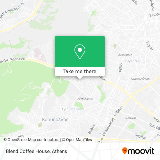 Blend Coffee House map