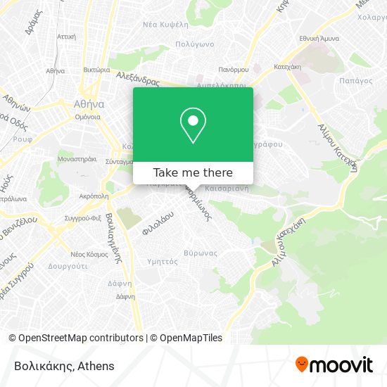 Βολικάκης map