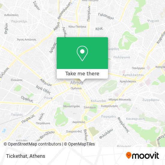 Tickethat map