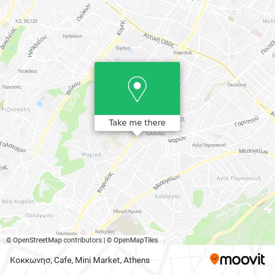 Κοκκωνησ, Cafe, Mini Market map