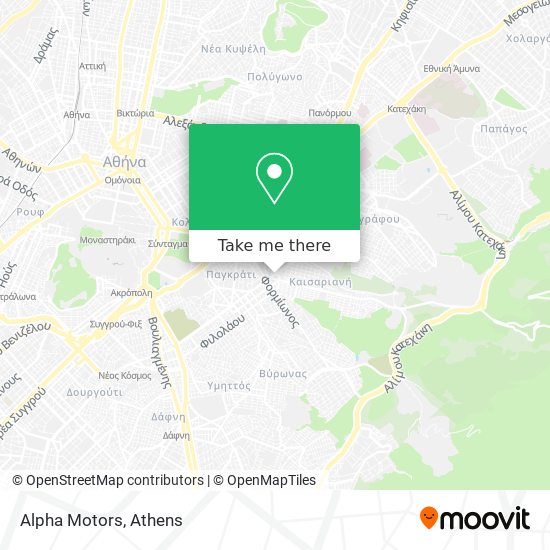 Alpha Motors map