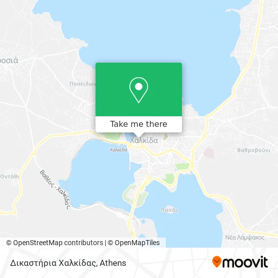 Δικαστήρια Χαλκίδας map