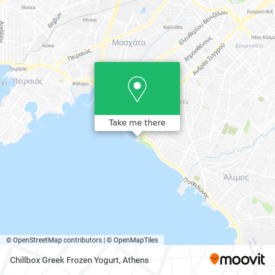 Chillbox Greek Frozen Yogurt map