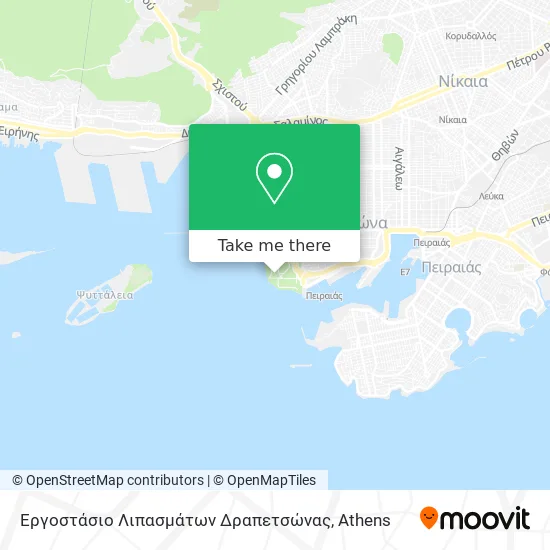 Εργοστάσιο Λιπασμάτων Δραπετσώνας map