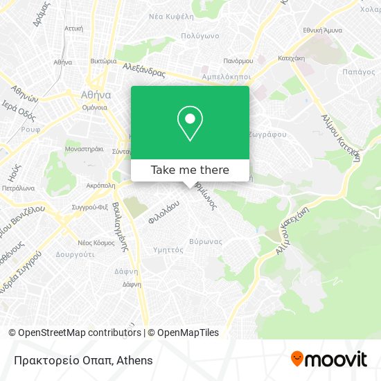 Πρακτορείο Οπαπ map