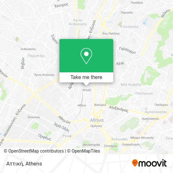 Αττική map