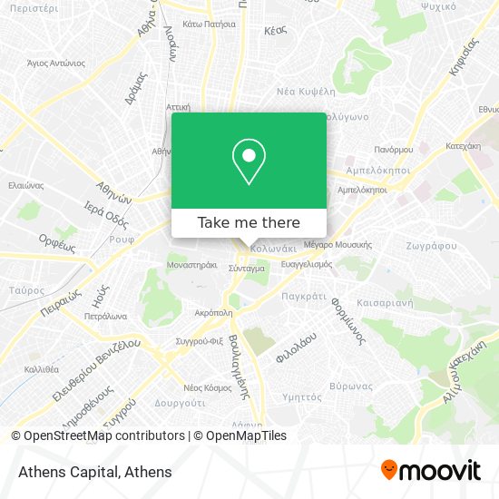 Athens Capital map