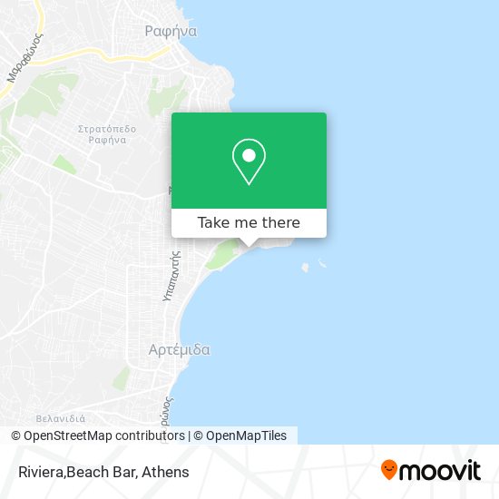 Riviera,Beach Bar map