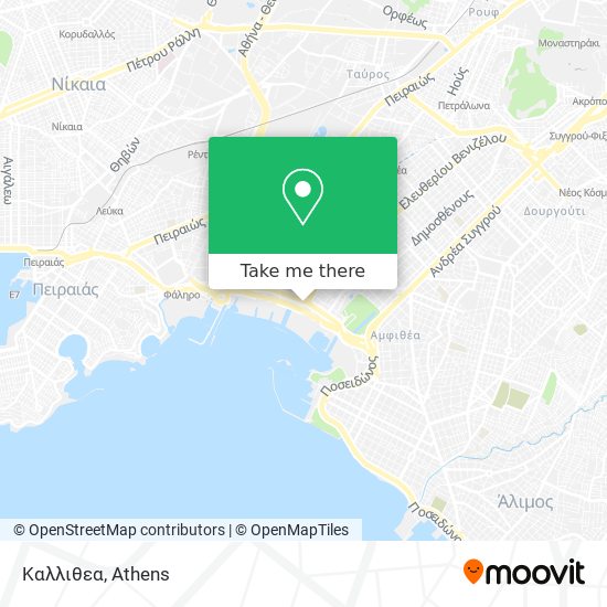 Καλλιθεα map