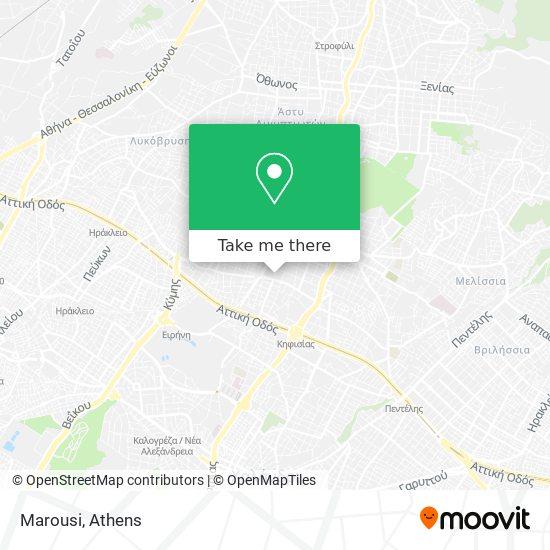 Marousi map