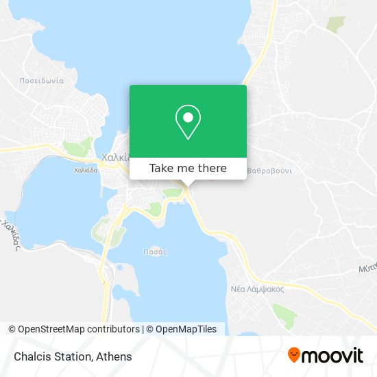 Chalcis Station map