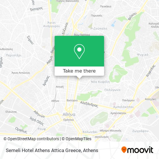 Semeli Hotel Athens Attica Greece map