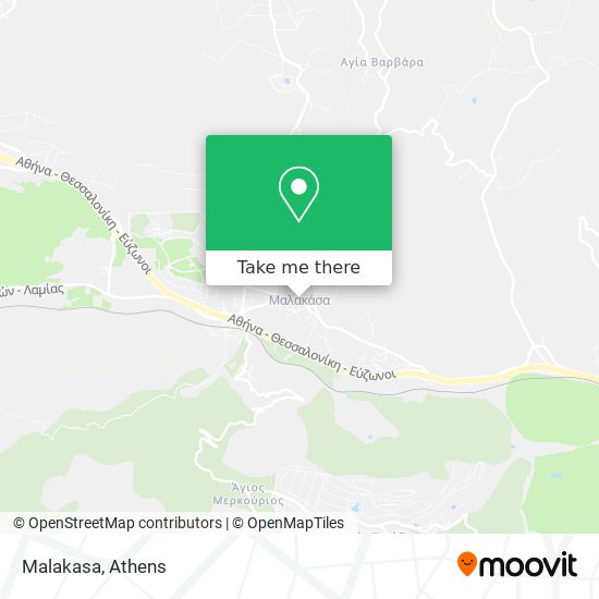 Malakasa map