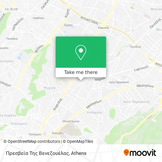 Πρεσβεία Της Βενεζουέλας map
