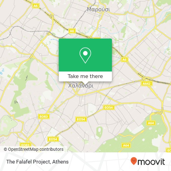 The Falafel Project map