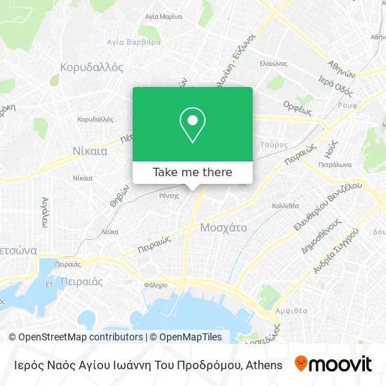 Ιερός Ναός Αγίου Ιωάννη Του Προδρόμου map