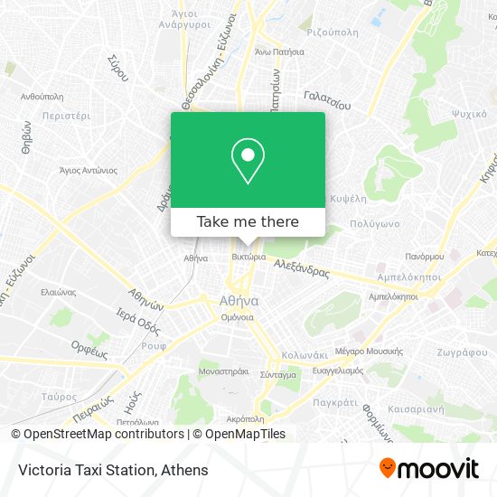 Victoria Taxi Station map