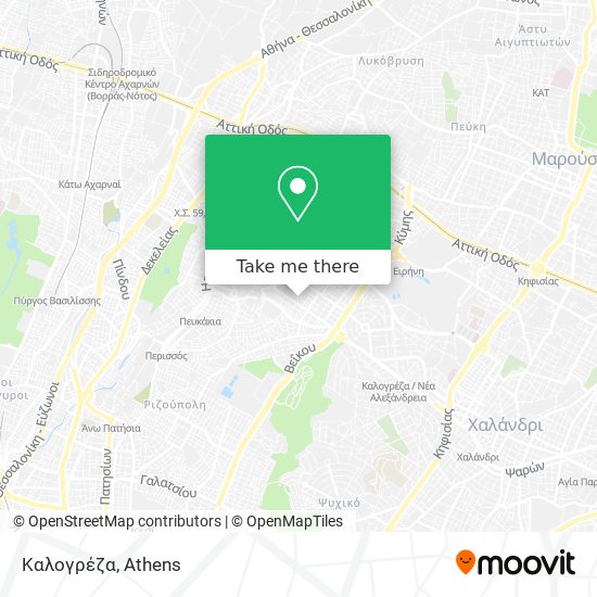Καλογρέζα map