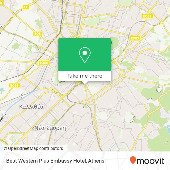 Best Western Plus Embassy Hotel map