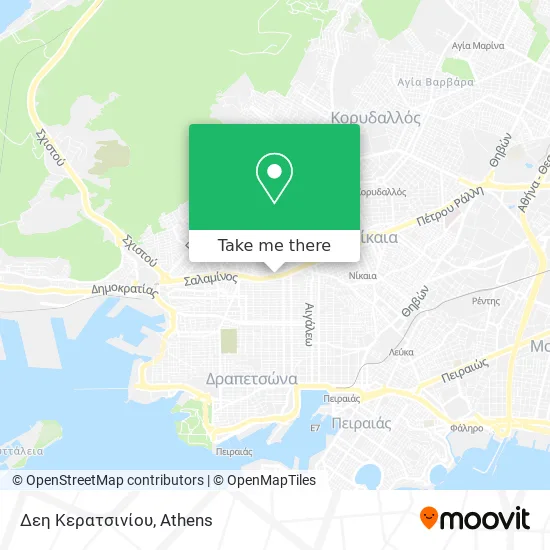 Δεη Κερατσινίου map