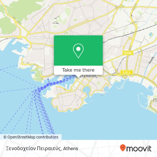 Ξενοδοχείον Πειραιεύς map