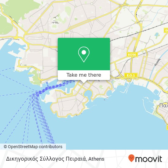 Δικηγορικός Σύλλογος Πειραιά map