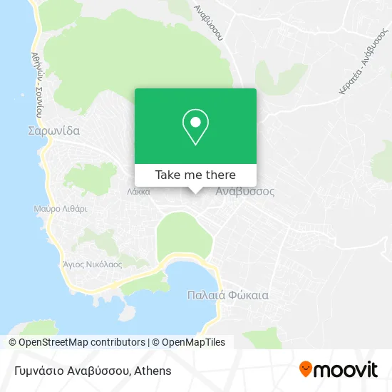 Γυμνάσιο Αναβύσσου map