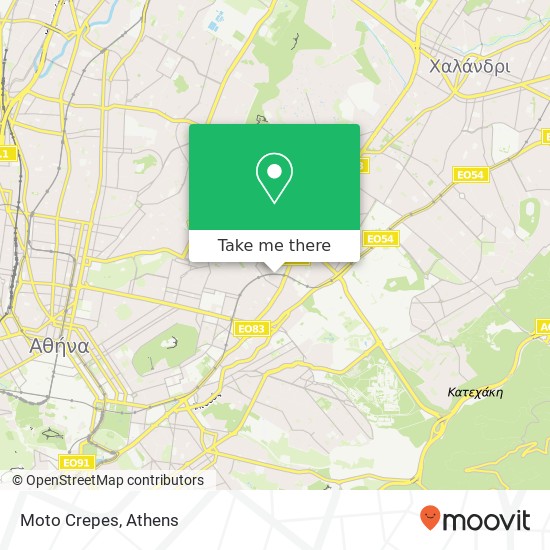 Moto Crepes map