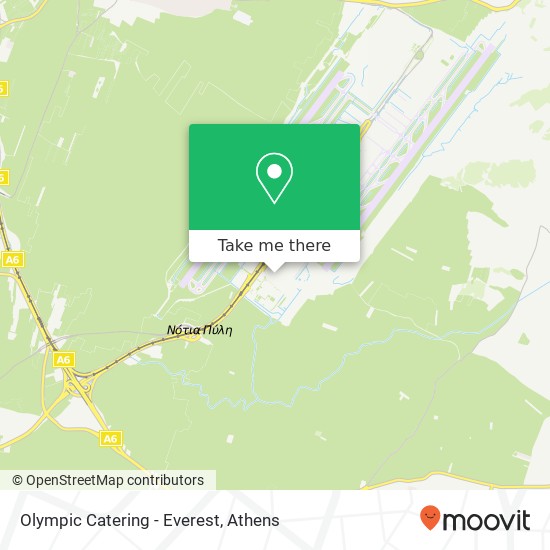 Olympic Catering - Everest map