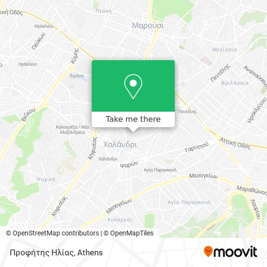 Προφήτης Ηλίας map