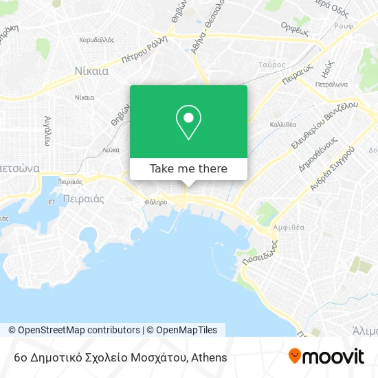 6ο Δημοτικό Σχολείο Μοσχάτου map
