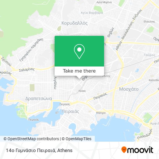 14ο Γυμνάσιο Πειραιά map