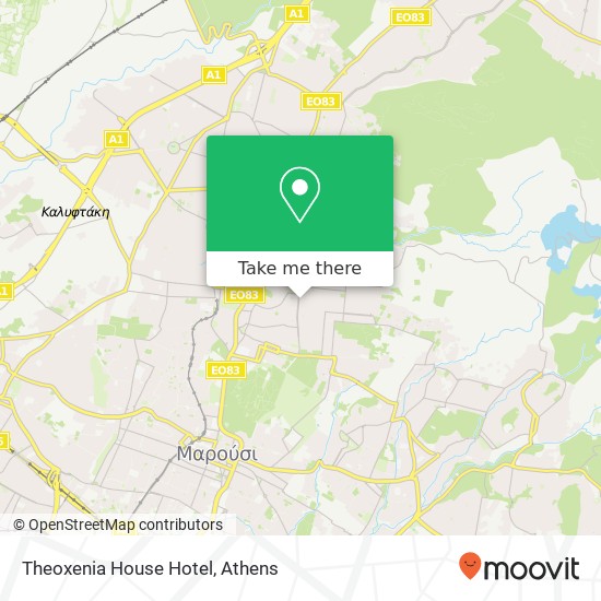 Theoxenia House Hotel map