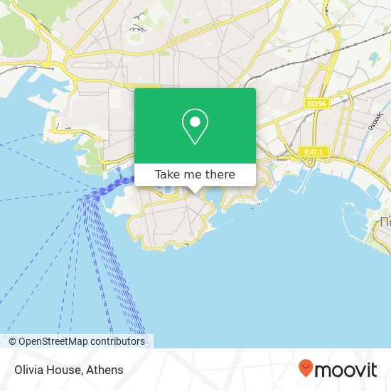 Olivia House map